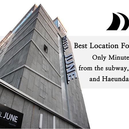 Haeundae Jun Motel Ciudad Metropolitana de Ciudad Metropolitana de Busan Exterior foto